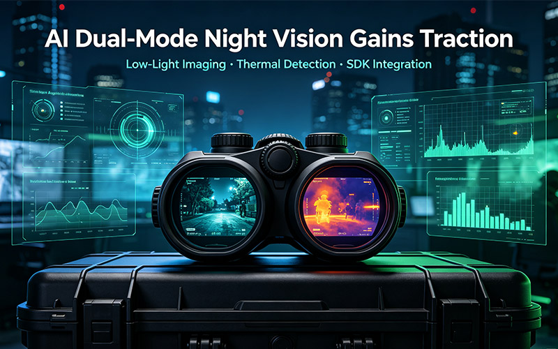 As AI image fusion technology evolves, the market for dual-mode night vision devices is heating up.